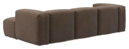 Угловой диван K0000327200, 310х174 см, обивка ткань, коричневый купить,NaN
