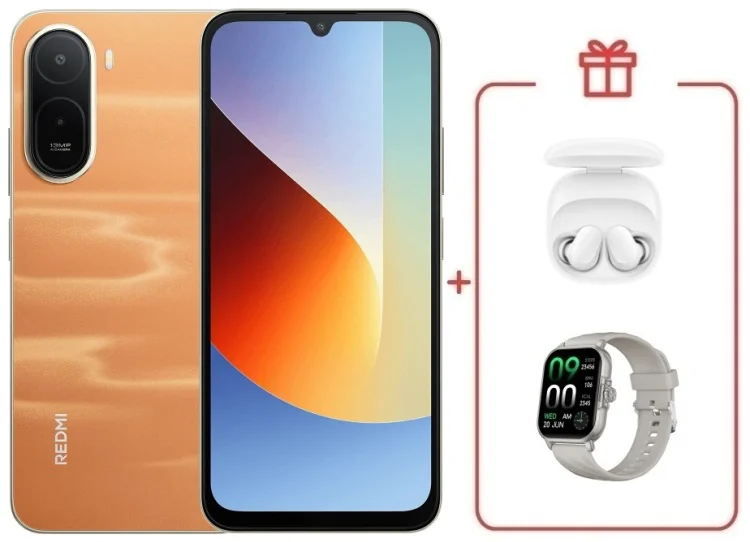 Смартфон Redmi A7 Pro 4 ГБ/128 ГБ оранжевый + подарок купить,NaN