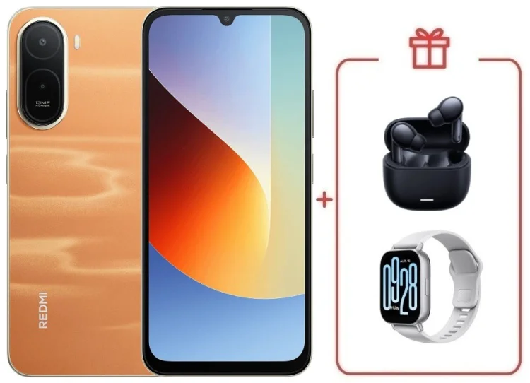 Смартфон Redmi A7 Pro 4 ГБ/128 ГБ оранжевый + подарок купить,NaN