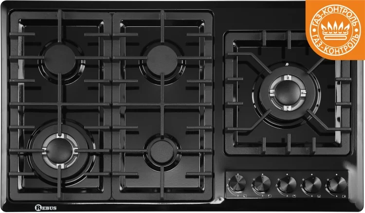 Варочная поверхность Rebus RBG5804 Black
