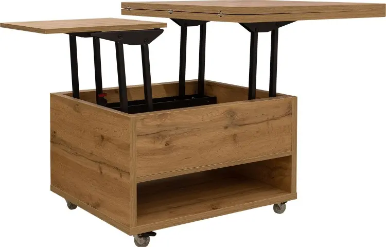 Журнальный столик Пинскдрев Плато, 80х74.5x50 см, коричневый