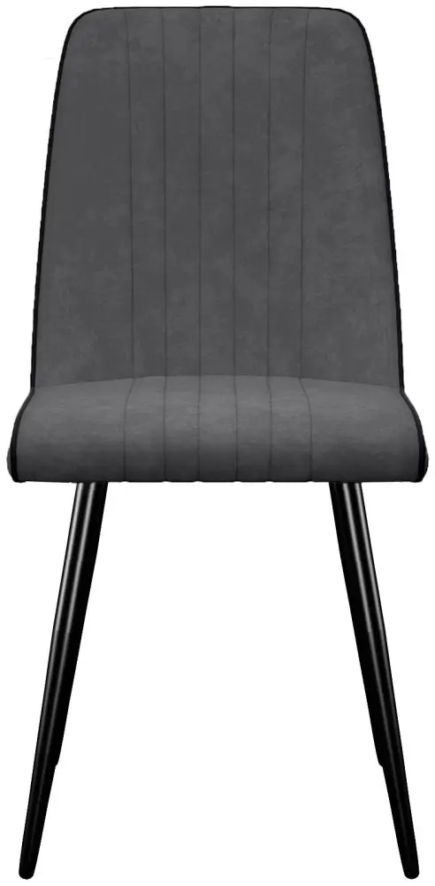 Стул ДИК DikLine 324, 89x45x60 см, серый, черный 1 шт. купить,89800