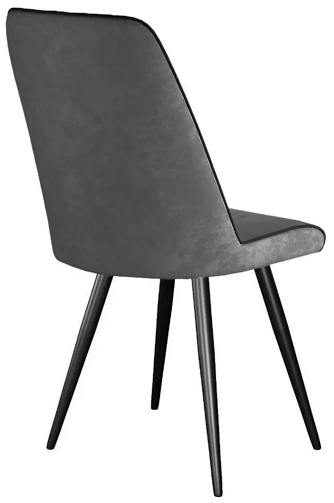 Стул ДИК DikLine 324, 89x45x60 см, серый, черный 1 шт. купить,89800
