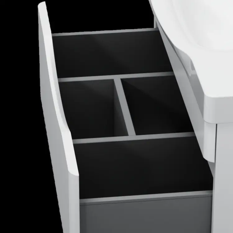 Тумба без раковины AM.PM M80FSX0802WG Like, 80x65x45 см, белый купить,NaN