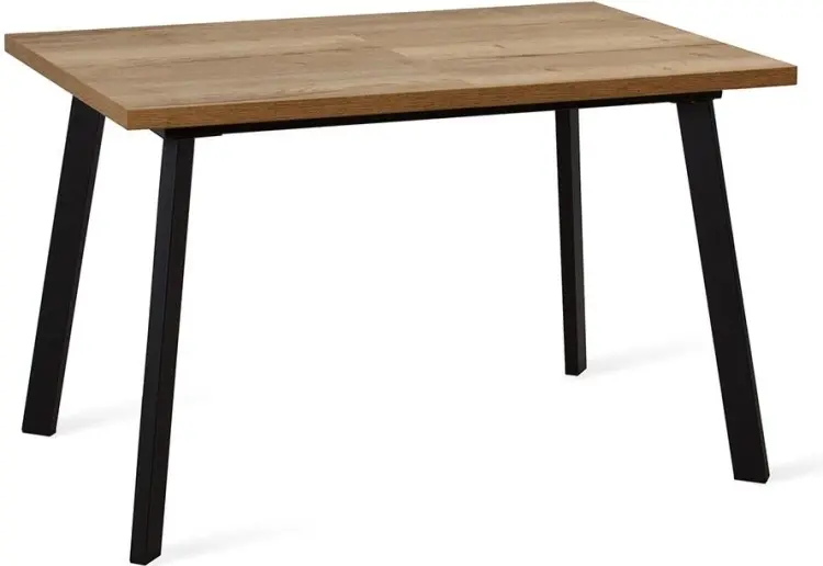 Обеденный стол ДИК DikLine HB140, 140х80x76 см, ЛДСП, коричневый купить,NaN