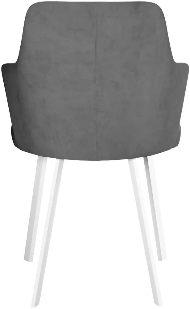Стул ДИК DikLine 245, 85x50x63 см, серый, белый 1 шт. купить,NaN