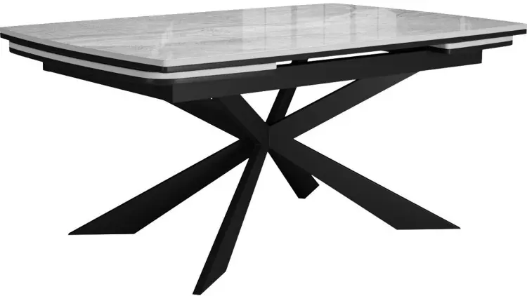 Обеденный стол ДИК DikLine KM160, 160х90x76 см, керамогранит, серый купить,NaN
