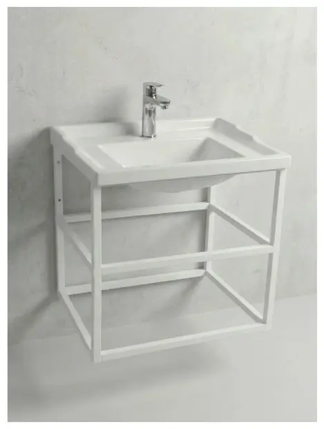 Тумба с раковиной KABINKA.KZ K0000342439, 61x49x46 см, белый купить,NaN