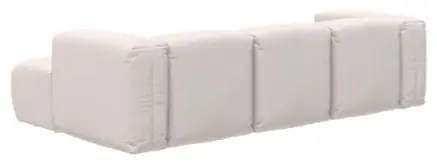 Угловой диван K0000327192, 310х174 см, обивка ткань, белый купить,NaN