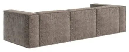 Диван K0000327287, 317х150 см, обивка ткань, коричневый купить,NaN