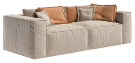 Диван K0000327279, 262х111 см, обивка ткань, светло серый - ForteMarket Диван K0000327279, 262х111 см, обивка ткань, светло серый купить,NaN