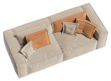 Диван K0000327279, 262х111 см, обивка ткань, светло серый - ForteMarket Диван K0000327279, 262х111 см, обивка ткань, светло серый купить,NaN