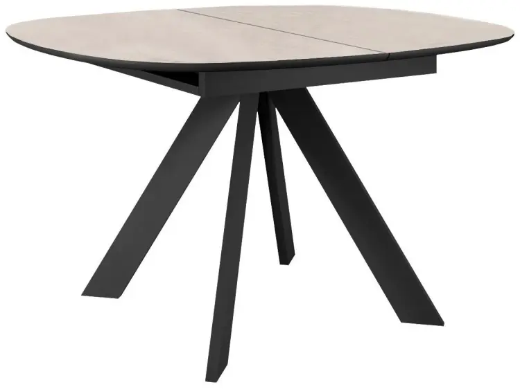 Обеденный стол ДИК DikLine BK100, 100х90x76 см, керамогранит, бежевый купить,NaN