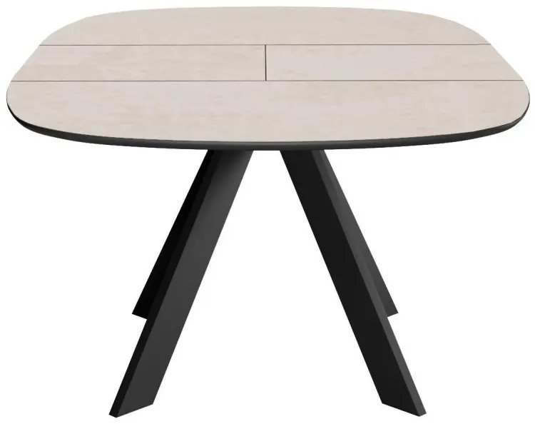 Обеденный стол ДИК DikLine BK100, 100х90x76 см, керамогранит, бежевый купить,NaN