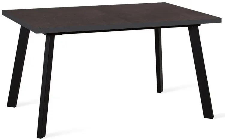 Обеденный стол ДИК DikLine HB140, 140х80x76 см, ЛДСП, черный купить,NaN