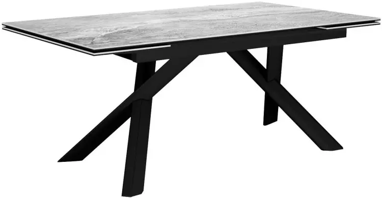 Обеденный стол ДИК DikLine KX160, 160х90x77 см, керамогранит, серый купить,NaN