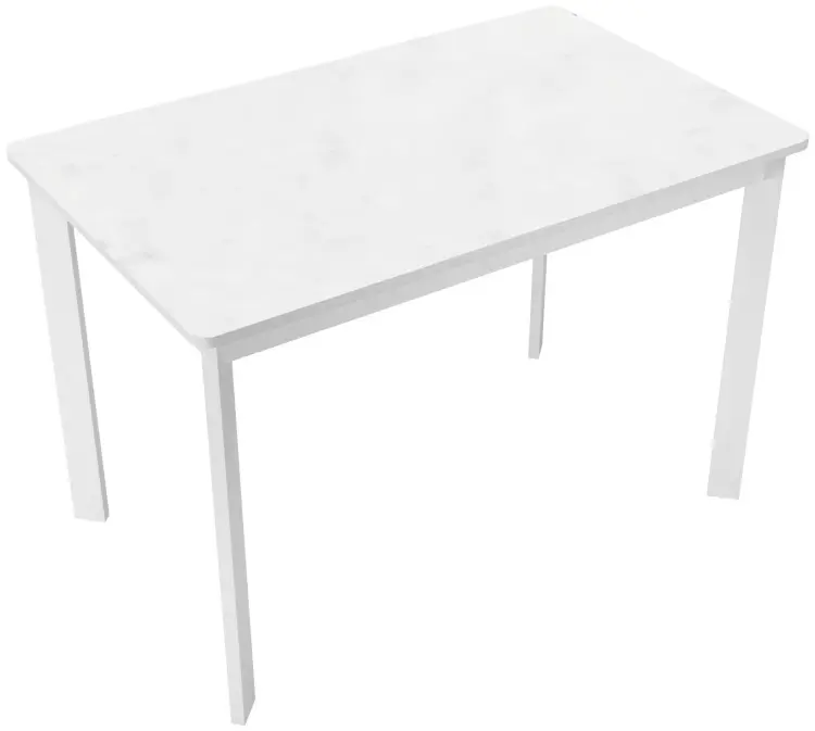 Обеденный стол ДИК DikLine LK90, 90х65x76 см, керамогранит, белый