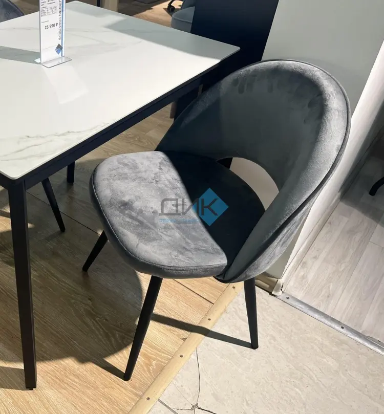 Стул ДИК DikLine 283, 85x49x60 см, серый 1 шт.