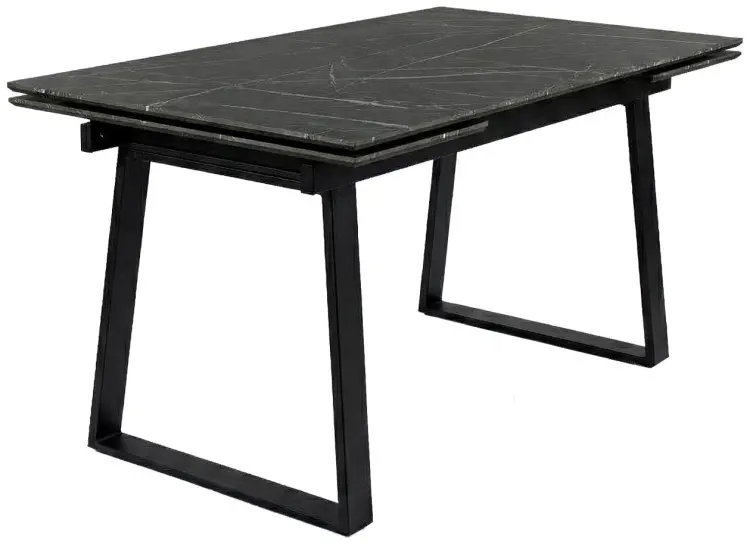 Обеденный стол ДИК DikLine DZ160, 160х90x77 см, ЛДСП, черный купить,NaN