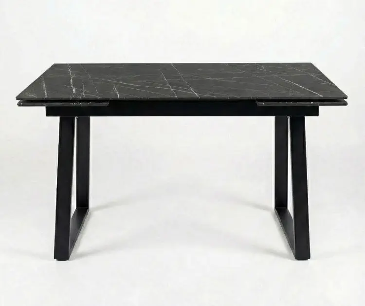 Обеденный стол ДИК DikLine DZ160, 160х90x77 см, ЛДСП, черный купить,NaN