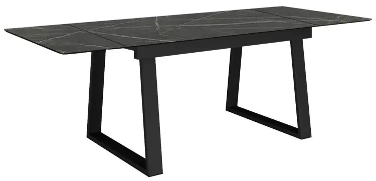 Обеденный стол ДИК DikLine DZ160, 160х90x77 см, ЛДСП, черный купить,NaN