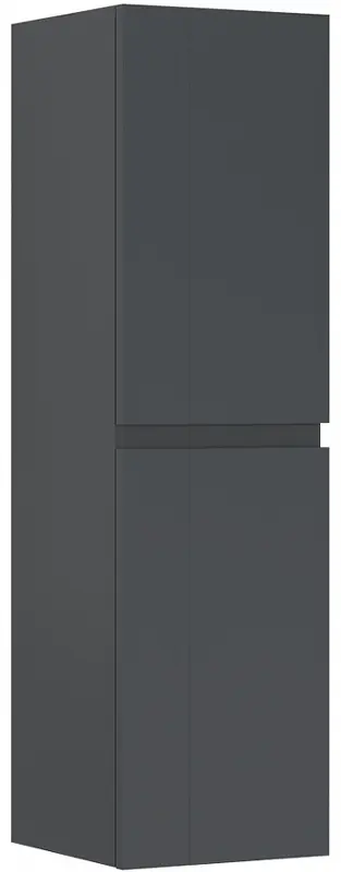 Шкаф-пенал навесной Likya 40 3001084, 40x32x138 см, графит купить,NaN