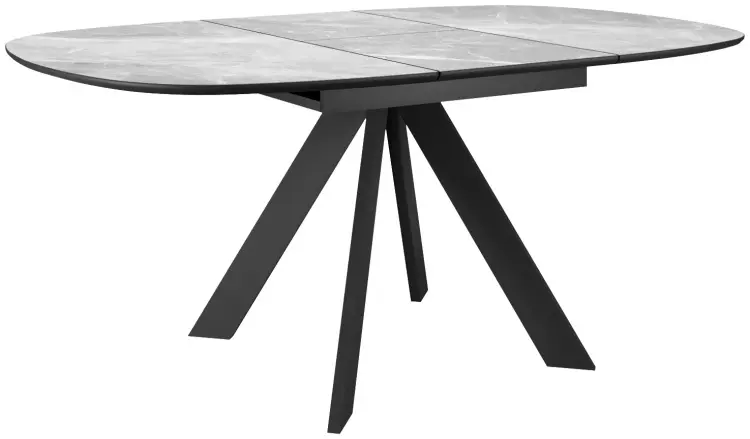 Обеденный стол ДИК DikLine BK100, 100х90x76 см, керамогранит, серый купить,NaN
