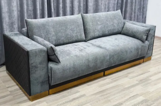 Диван Кубо, 260х120 см, обивка ткань, серый купить,NaN