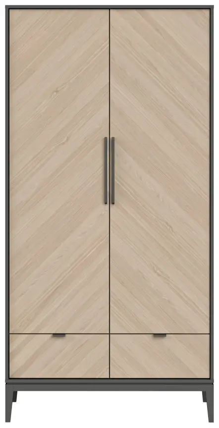 Распашной шкаф Ellipse Fjord, 100x200х55 см, темно-серый купить,NaN