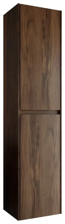 Шкаф-пенал навесной KABINKA.KZ VSC-2CL150CO, 35x30x150 см, коричневый купить,NaN