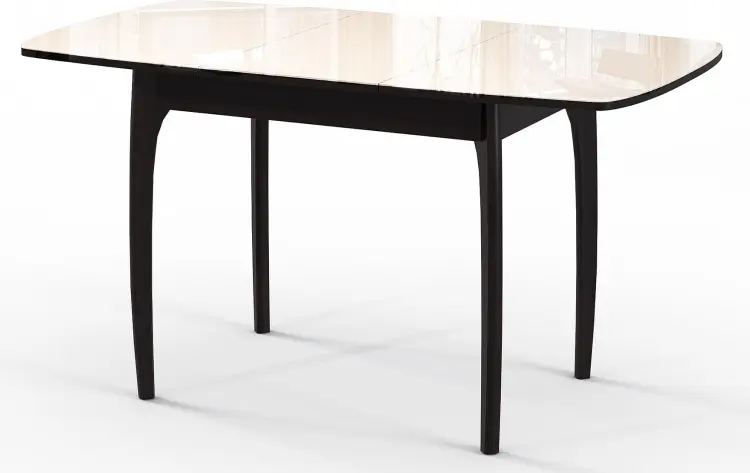 Обеденный стол ДИК DikLine M40, 90х65x75 см, ЛДСП, стекло, бежевый купить,NaN