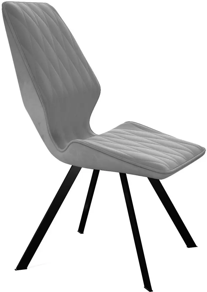 Стул ДИК DikLine 243, 90x50x65 см, черный, светло серый 1 шт. купить,NaN