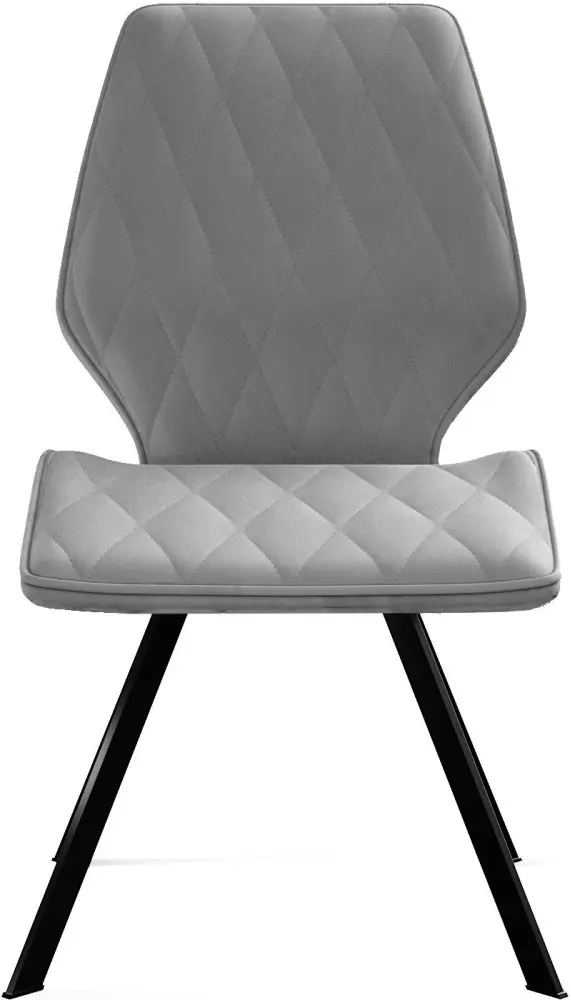 Стул ДИК DikLine 243, 90x50x65 см, черный, светло серый 1 шт. купить,NaN