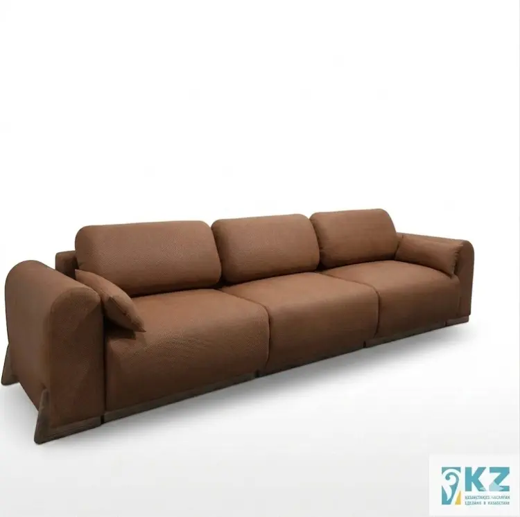 Диван Дюна, 350х145 см, обивка букле, коричневый купить,NaN