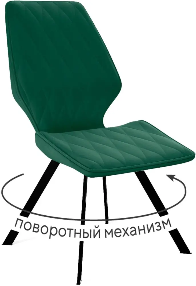 Стул DikLine 243, 90x50x65 см, зеленый 1 шт. купить,108100