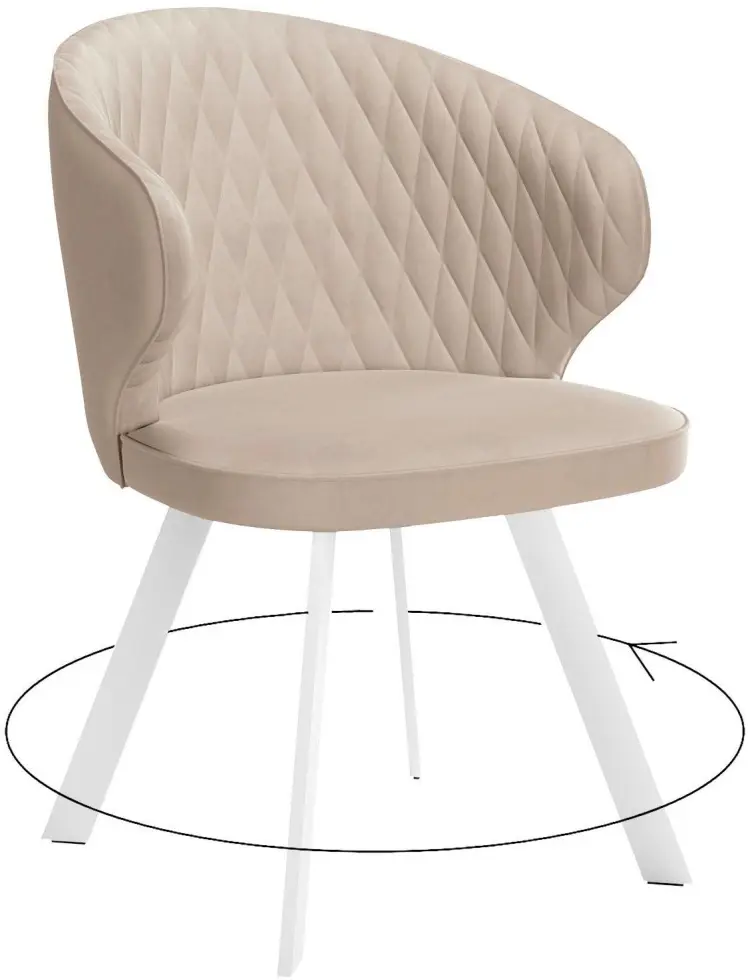 Стул ДИК DikLine 249, 82x53x61.5 см, бежевый 1 шт. купить,NaN
