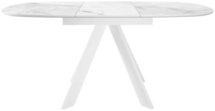 Обеденный стол ДИК DikLine BK100, 100х90x76 см, керамика, белый купить,NaN
