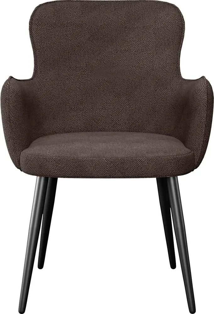 Стул ДИК DikLine 503, 88x57x63 см, темно-коричневый, черный 1 шт.