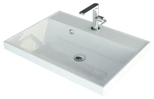 Тумба с раковиной KABINKA.KZ Мрамор Византийский, 56.5x71.5x44 см, серый купить,NaN