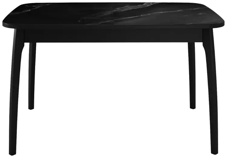 Обеденный стол ДИК DikLine MK15, 105х75x75 см, керамогранит, черный купить,NaN