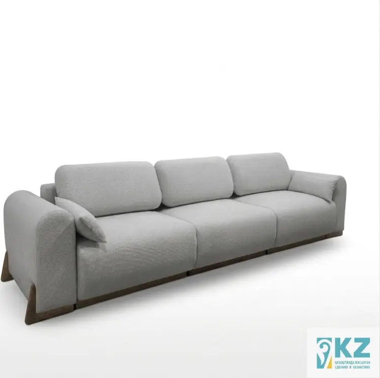 Диван Дюна, 350х145 см, обивка ткань, серый купить,NaN