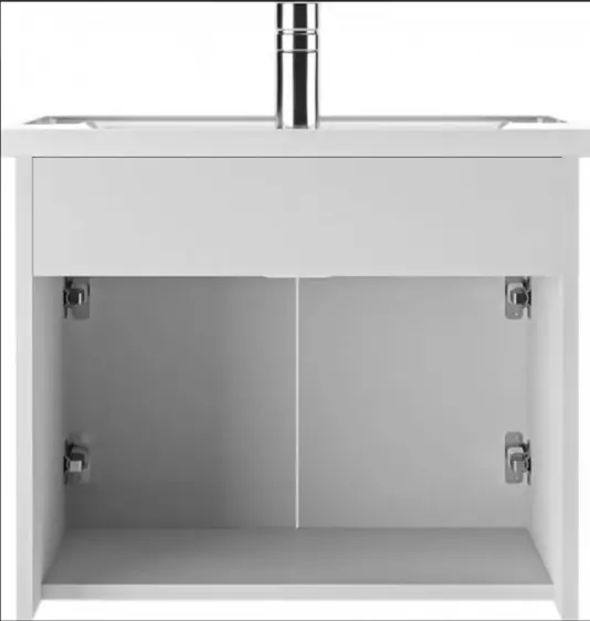 Тумба с раковиной KABINKA.KZ Адай, 57x47x46.6 см, белый
