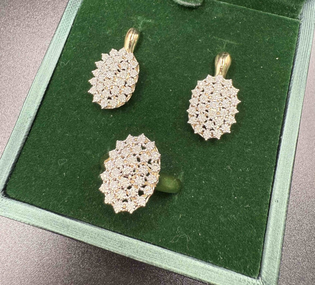 Серьги SharmStyle Ag860 вес 5.26 г золото, бриллиант купить,NaN
