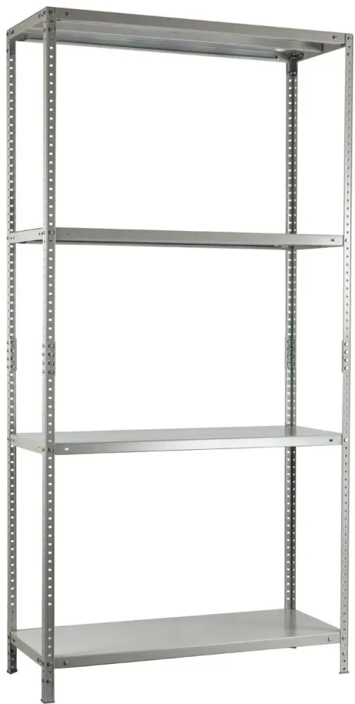 Стеллаж складской Практик 75x40x150 см, полок 3 шт