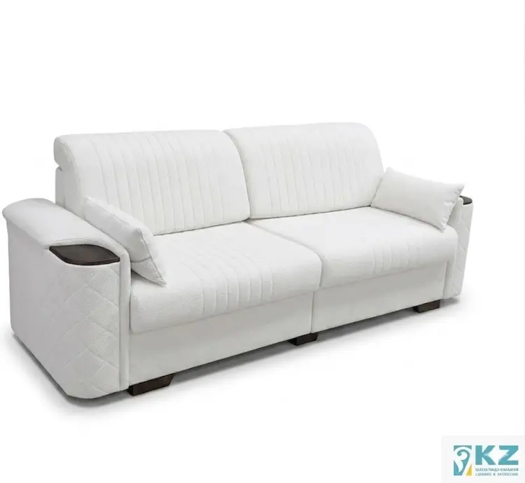 Диван Николь, 250х110 см, обивка ткань, белый купить,NaN