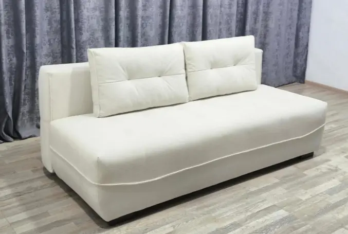 Диван Париж, 200х110 см, обивка микровелюр, белый купить,NaN