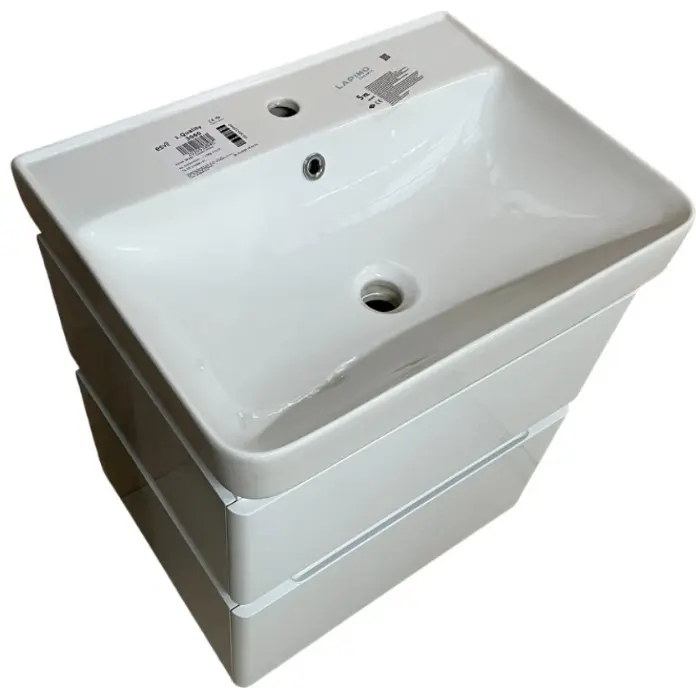 Тумба с раковиной KABINKA.KZ Hilton-80, 80x60x45 см, белый