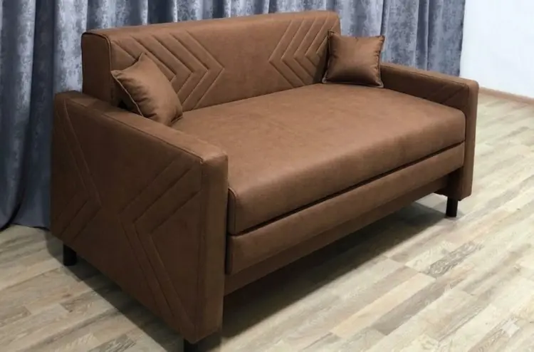 Диван Верона, 155х90 см, обивка ткань, коричневый купить,NaN
