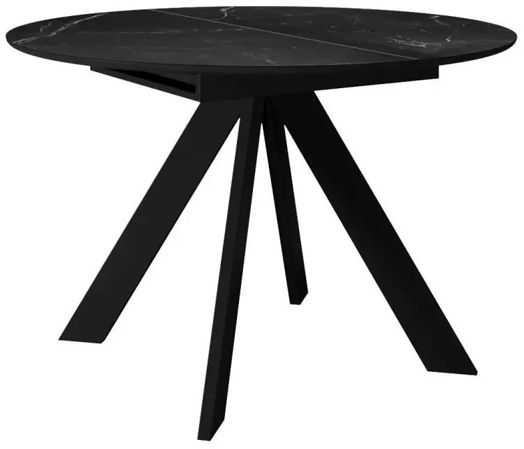 Обеденный стол ДИК DikLine SKC90, 90х90x76 см, керамогранит, черный купить,NaN