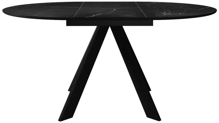 Обеденный стол ДИК DikLine SKC90, 90х90x76 см, керамогранит, черный купить,NaN